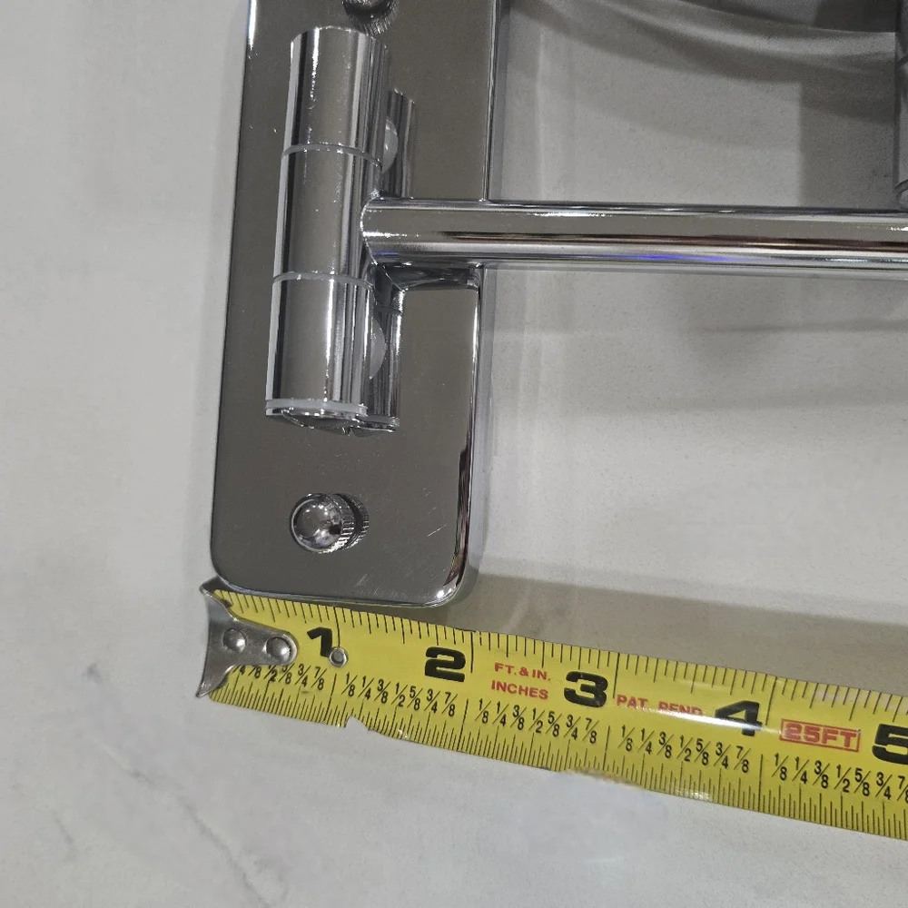 Wall Mount Chrome Arm Swing Mirror